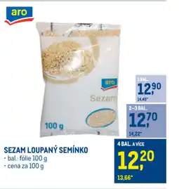 Makro Sezam loupaný semínko nabídka