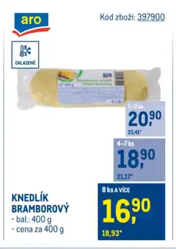 Makro Knedlík bramborový nabídka