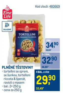 Makro Plněné těstoviny nabídka