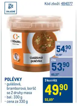 Makro Polévky nabídka