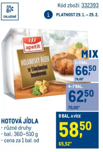 Makro Hotová jídla nabídka