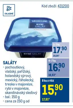 Makro Saláty nabídka