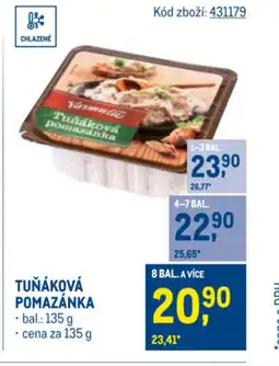 Makro Tuňáková pomazánka nabídka