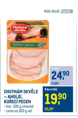 Makro Chutnám skvěle - Anglie, kuřecí pecen nabídka