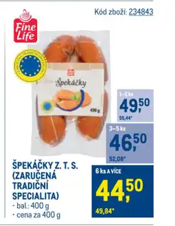 Makro Špekáčky Z. T. S. (zaručená tradiční specialita) nabídka