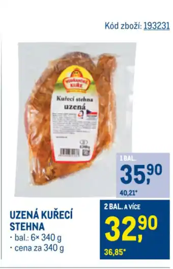 Makro Uzená kuřecí stehna nabídka