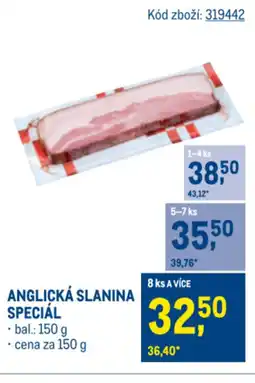 Makro Anglická slanina speciál nabídka