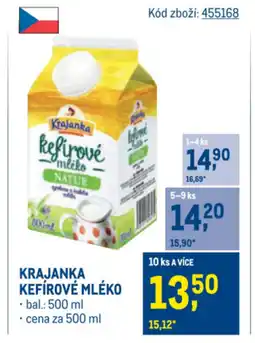 Makro KRAJANKA Kefírové mléko nabídka