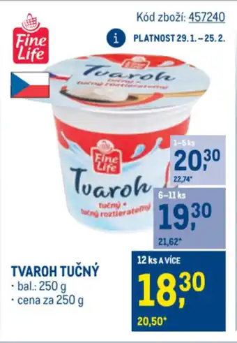 Makro Tvaroh tučný nabídka