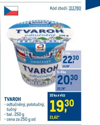 Makro Tvaroh nabídka