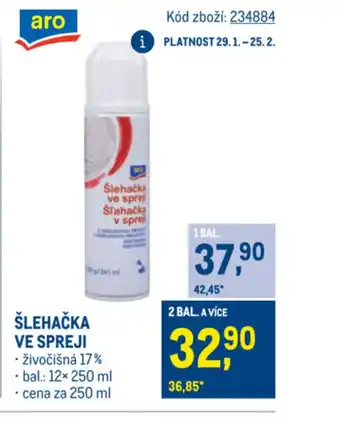 Makro Šlehačka ve spreji nabídka