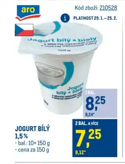 Makro Jogurt bílý 1,5% nabídka