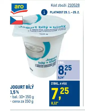 Makro Jogurt bílý 1,5% nabídka