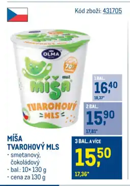 Makro Misa Tvarohový mls nabídka