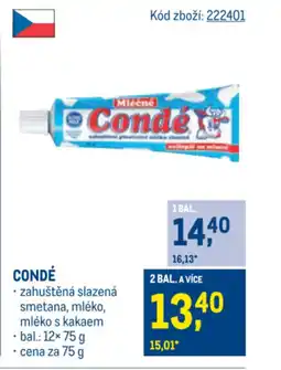 Makro Condé nabídka