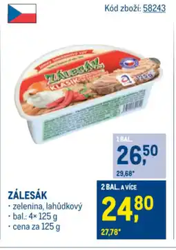 Makro Zálesák nabídka