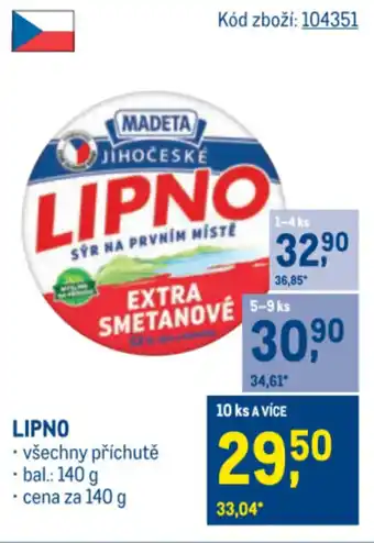 Makro MADETA Lipno nabídka