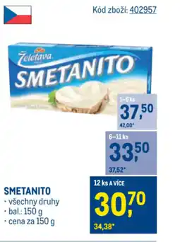 Makro Smetanito nabídka