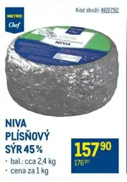 Makro Niva plísňový sýr 45% nabídka