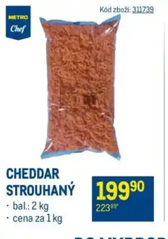 Makro Cheddar strouhaný nabídka