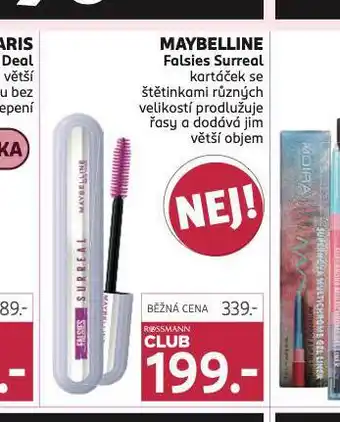 Rossmann Maybelline kartáček se štikankami nabídka