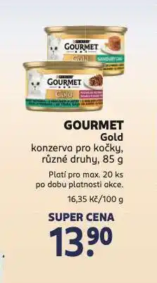 Rossmann Gourmet konzerva pro kočky nabídka