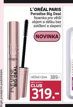 Rossmann Loreal paris řasenka nabídka