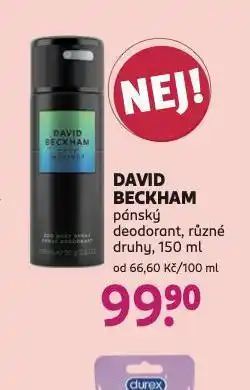 Rossmann David beckham pánský deodorant nabídka