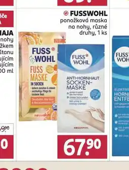 Rossmann Fusswohl ponožková maska na nohy nabídka