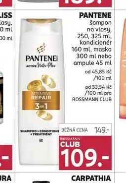 Rossmann Pantene šampon, kondicioner, maska nabídka