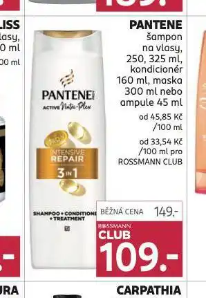 Rossmann Pantene šampon, kondicioner, maska nabídka