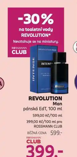 Rossmann Revolution man pánská edt nabídka