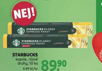 Rossmann Starbucks kapsle nabídka