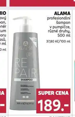 Rossmann Alama profesionální šampon nabídka