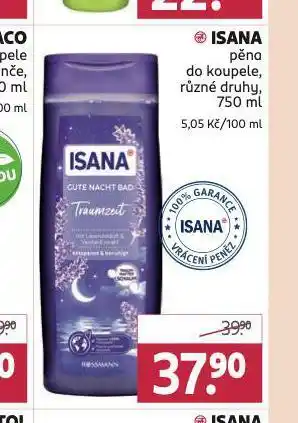 Rossmann Isana pěna do koupele nabídka