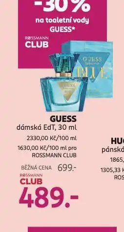 Rossmann Guess dámská edt nabídka