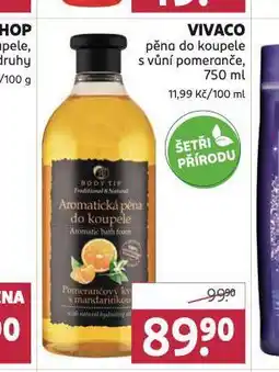 Rossmann Vivaco pěna do koupele nabídka