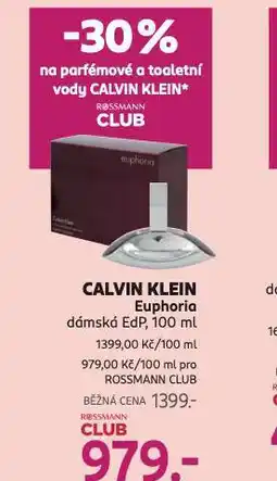 Rossmann Calvin klein euphoria nabídka