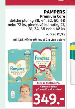 Rossmann Pampers dětské plenky nabídka