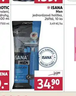 Rossmann Isana men jednorázová holítka nabídka