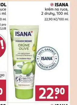 Rossmann Isana krém na ruce nabídka