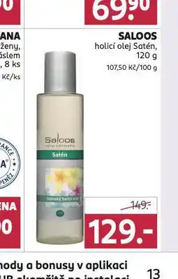 Rossmann Saloos holicí olej satén nabídka