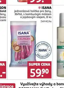 Rossmann Isana jednorázová holítka nabídka