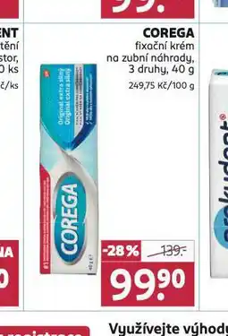 Rossmann Corega fixační krém nabídka