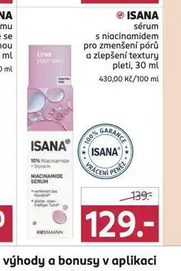 Rossmann Isana sérum nabídka