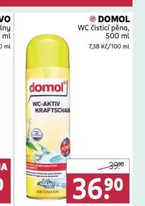 Rossmann Domol wc čistící pěna nabídka