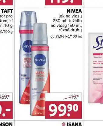 Rossmann Nivea lak na vlasy nabídka