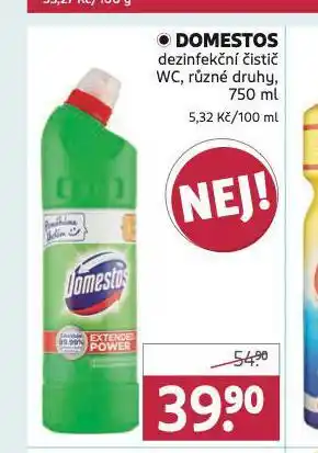 Rossmann Domestos dezinfekční čistič wc nabídka