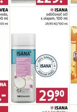 Rossmann Isana odličovač očí nabídka