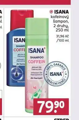 Rossmann Isana kofeinový šampon nabídka